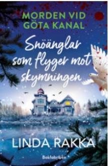 Snöänglar som flyger mot skymningen